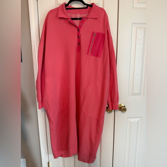 free people movement Dresses & Skirts - FP Movement by Free People Coral Long Sleeve Dress